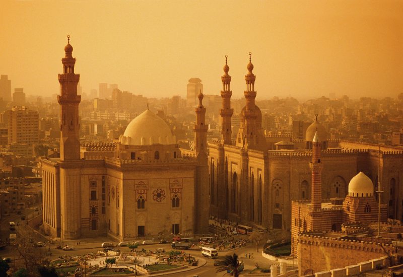 Mosques of Sultan Hasan and al-Rifa'i Seen from the Citadel